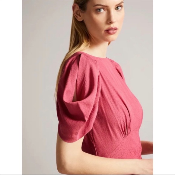 NWT Ted baker Tulipi Panelled Midi Dress size 1 - Picture 2 of 7